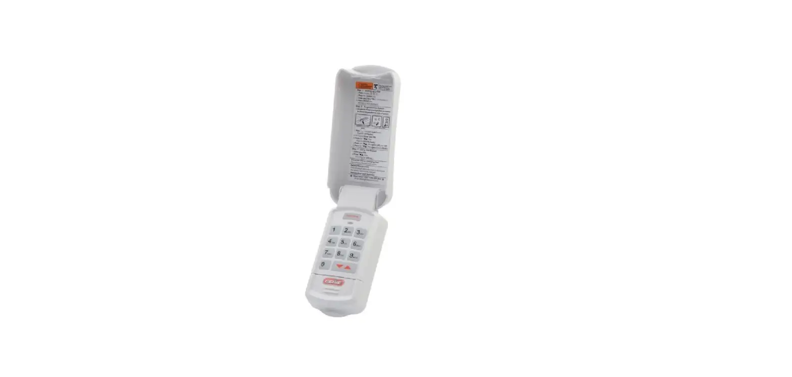 Genie 315390kpa Wireless Keypad Transmitter Instructions Genie 315390kpa Wireless Keypad Transmitter Instructions