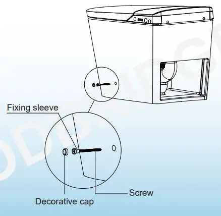WOODBRIDGE B0980S Electronic Washlet Toilet -.Screw installation
