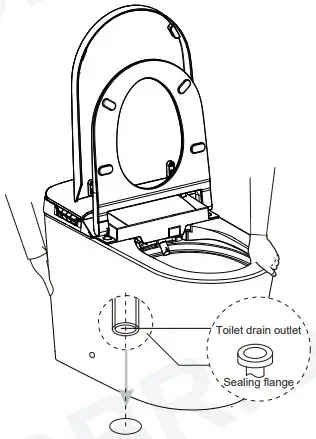 WOODBRIDGE B0980S Electronic Washlet Toilet -Porcelain toilet
