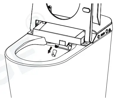 WOODBRIDGE B0980S Electronic Washlet Toilet - nozzle moves