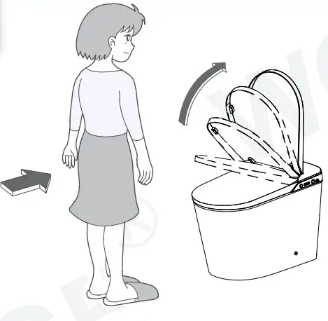 WOODBRIDGE B0980S Electronic Washlet Toilet -to the toilet