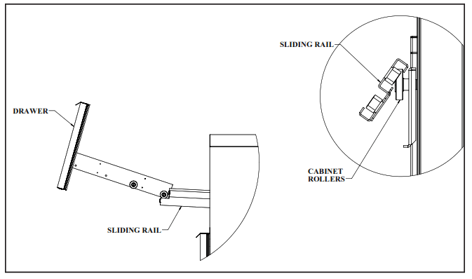Traulsen UHT60 LR 60 Inch Undercounter Refrigerator - INTERIOR