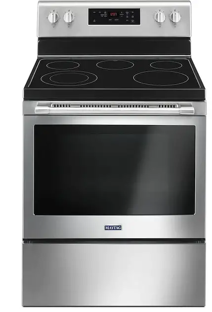 MAYTAG-W11631076A-30-Inches-Fingerprint-Resistant-Stainless-Steel-Freestanding-Electric-Range-PRO