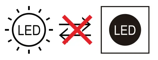 Non-replaceable light source