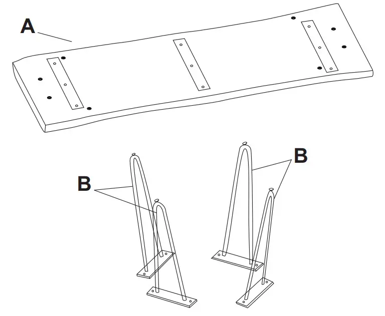 ASHLEY D402-52 Counter Table Set - fig2