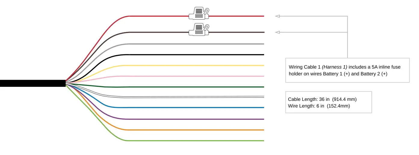 siren marine Wiring Cable 1 - overview