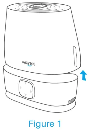 Okaysou Aqua Q6 Hybrid Ultrasonic Warm and Cool Mist Humidifier - fig 10