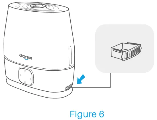 Okaysou Aqua Q6 Hybrid Ultrasonic Warm and Cool Mist Humidifier - fig 15