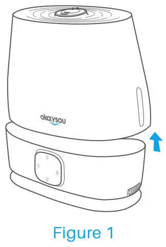 Okaysou Aqua Q6 Hybrid Ultrasonic Warm and Cool Mist Humidifier - fig 17