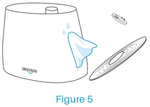 Okaysou Aqua Q6 Hybrid Ultrasonic Warm and Cool Mist Humidifier - fig 21