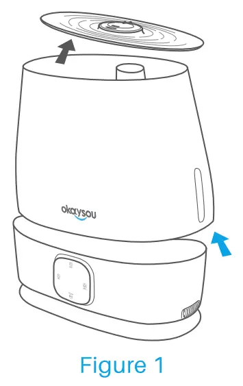 Okaysou Aqua Q6 Hybrid Ultrasonic Warm and Cool Mist Humidifier - fig 4