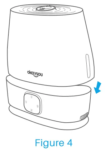 Okaysou Aqua Q6 Hybrid Ultrasonic Warm and Cool Mist Humidifier - fig 7