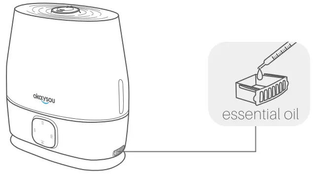 Okaysou Aqua Q6 Hybrid Ultrasonic Warm and Cool Mist Humidifier - fig 9