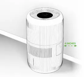 AIRCARE Evaporative Humidifier - positioning