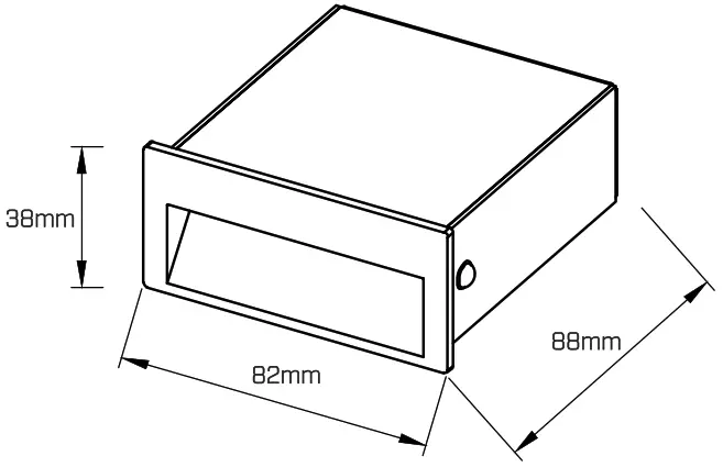 MONDOLUX MO54 Toulouse Rectangle Recessed - Optional Accessories