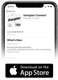Energizer Smart WiFi Outdoor Camera EOX1-1002 User Guide - App Store Logo