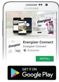 Energizer Smart WiFi Outdoor Camera EOX1-1002 User Guide - Google play Store Logo