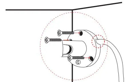 Energizer Smart WiFi Outdoor Camera EOX1-1002 User Guide - if drilling a hole is not preferred