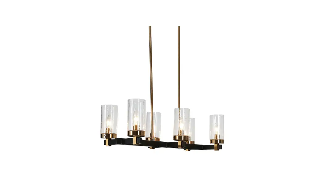 Zevni A04761c6 Rudolf 6-light Gold-black Modern-contemporary Chandelier Installation Guide