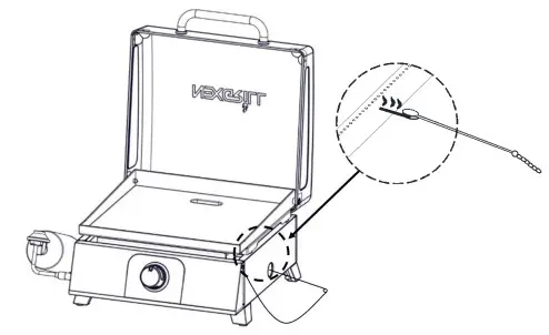 NEXGRILL 820-0081 Daytona 1-Burner Propane Gas Table Top Griddle - Figure 13