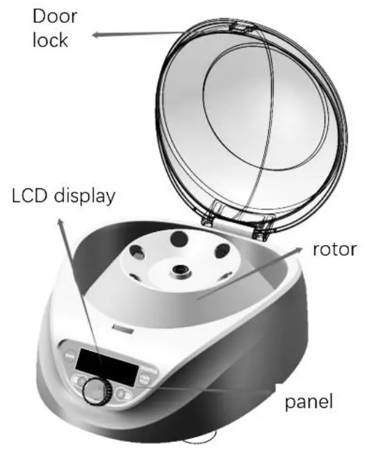 lbx instruments LBX MCEN-L05-001 Low Speed Mini Centrifuge - fig 1