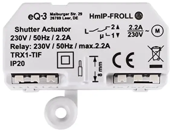 Homematic IP HmIP-FROLL Shutter Actuator Flush-Mount - Featured Image