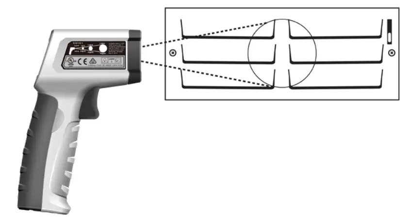 IDEAL Single Laser Targeting Infrared Thermometer 61-827 Datasheet - ICON 9