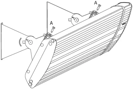 SINED CALORE-BIANCO-1500 White Outdoor Heater A10a