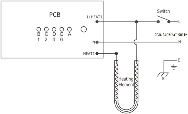 SINED CALORE-BIANCO-1500 White Outdoor Heater A12