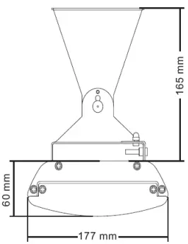 SINED CALORE-BIANCO-1500 White Outdoor Heater A6a