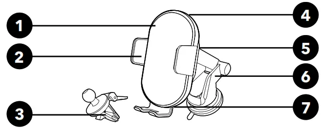 alza power APW CCWF420 Wireless Car Charger - OVERVIEW