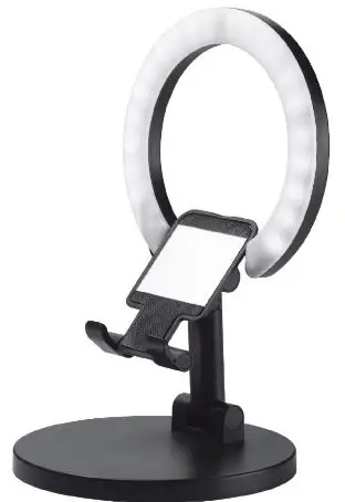 The-Source-108098338-Vlog-Ring-Light-with-Phone-Holder-PRODUCT