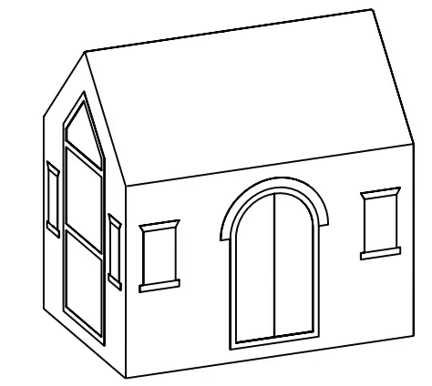 Martha Stewart G78101 Kids' Stable Play Tent - Figure 2