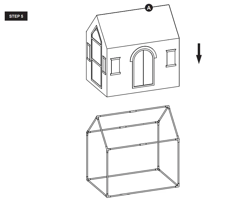 Martha Stewart G78101 Kids' Stable Play Tent - Figure 8