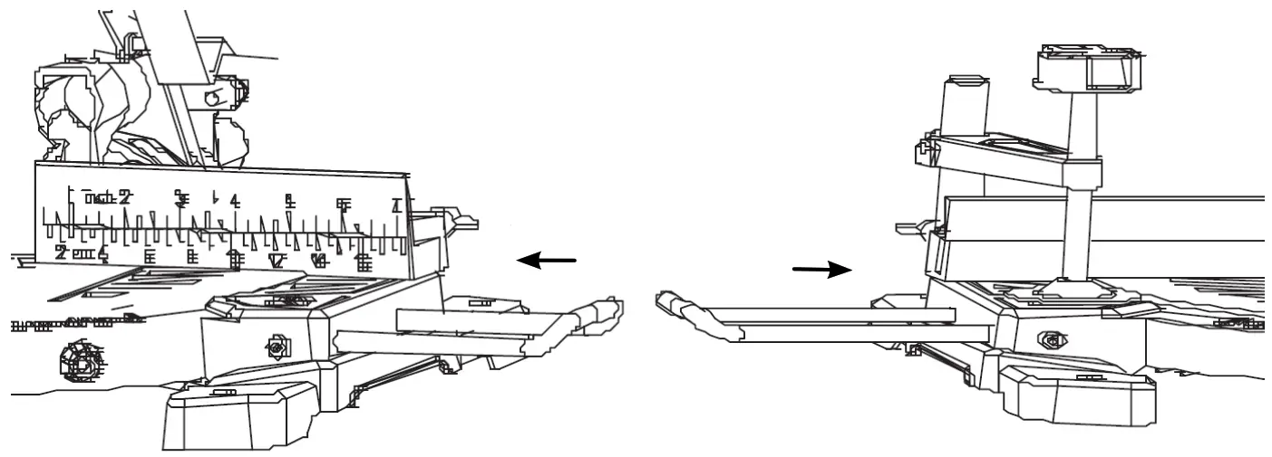 BORMANN BDX2150 Dual Action Miter Saw - Figure 1