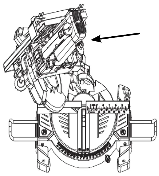 BORMANN BDX2150 Dual Action Miter Saw - Figure 11