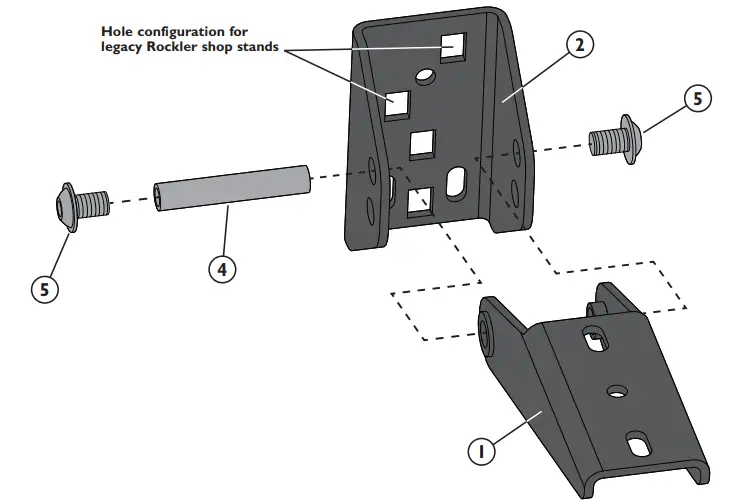 ROCKLER 53687 Rock Steady Folding Top Extension Kit - fig 2