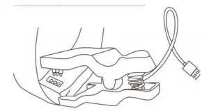 Charger with wristband