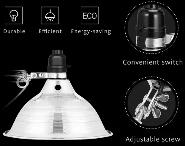 VIVOSUN-Clamp-Lamp-Light-with-8.5-Inch-Aluminum-Reflector-fig-2