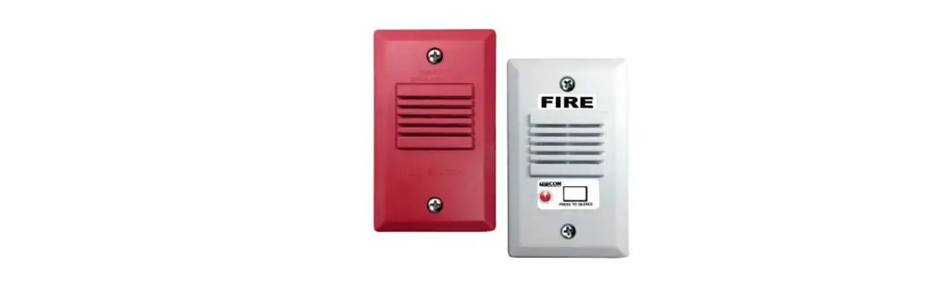 Mircom Mh-25 Series Piezoelectric Mini Horns Owner's Manual