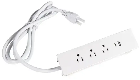 FLEXISPOT PS016 Under Desk Power Strip with USB -