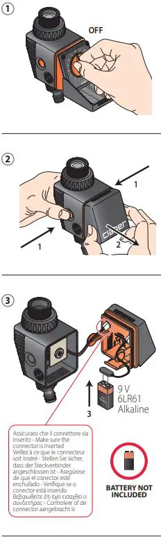 claber 8444 Aquauno Logica Irrigation Timers-FIG5