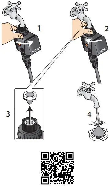 claber 8444 Aquauno Logica Irrigation Timers-FIG8