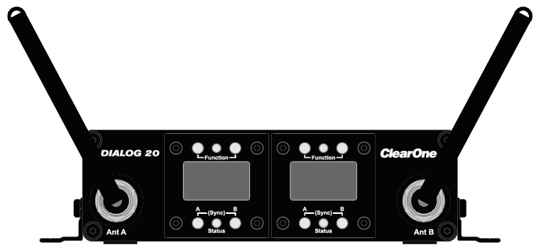 ClearOne DIALOG 20 and DIALOG 10 USB Wireless Microphone Systems - Mounting Antennas