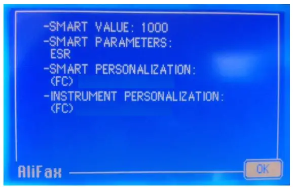 ALIFAX SI R20-MC Automatic ESR Analyze - Fig 32
