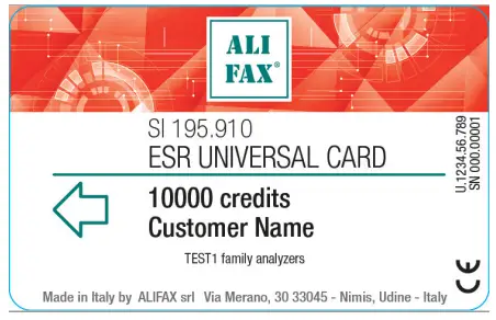 ALIFAX SI R20-MC Automatic ESR Analyze - Fig 33