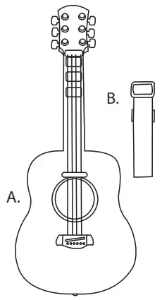little tikes 654794EUC Real Jam Acoustic Toy Guitar - Illustrations are for reference only