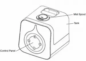 Homedics UHE-CM55 Cool Mist Ultrasonic Humidifier Instruction Manual and Warranty Information