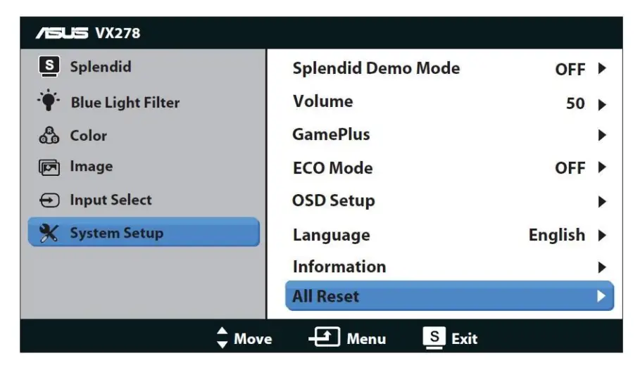 Automatic calibration Asus
