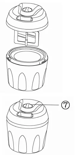 CHAMPION CHGM210 1.5L Ice Cream Maker - Use2